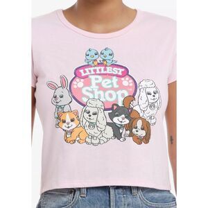 LITTLEST‎ PET SHOP Pink Women's Tee Shirt Large NWT